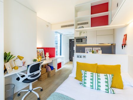 Classic Studio 1 bed student flat to rent on Spring Mews, 10 Tinworth Street, London, SE11