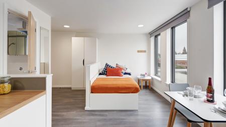 Platinum Studio 1 bed student flat to rent on Dunaskin Mill, 5 Dunaskin Street, Glasgow, G11