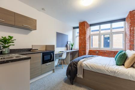Bronze Plus Studio 1 bed student flat to rent on Radford Mill, 150 Ilkeston Road, Nottingham, NG7