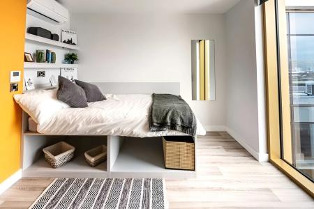 Standard Studio Student flat to rent on York Street, Belfast, BT15