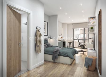 Platinum Studio Student flat to rent on Marlborough Street, Bristol, BS1