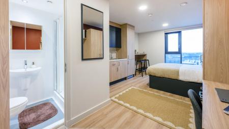 Silver Plus Studio Student flat to rent on Haymarket Yards, Edinburgh, EH12