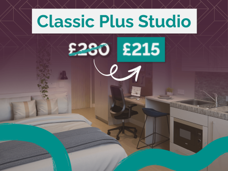 Classic Plus Studio Student flat to rent on St. Vincent Street, Glasgow, G2