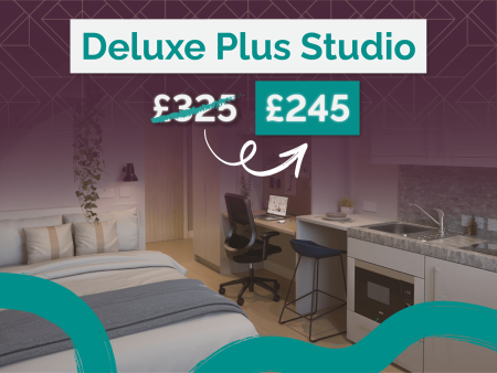 Deluxe Plus Studio Student flat to rent on St. Vincent Street, Glasgow, G2