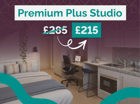 Premium Plus Studio Student flat to rent on St. Vincent Street, Glasgow, G2
