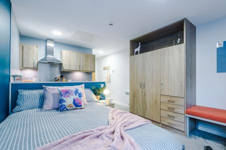 Classic Plus Studio Student flat to rent on Allen Street, Sheffield, S3