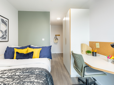 Classic En Suite 1 bed student flat to rent on New Bridewell, Nelson Street, Bristol, BS1