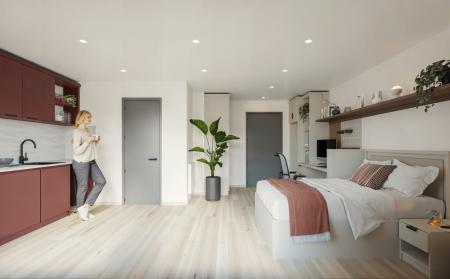 Platinum Plus Studio Student flat to rent on Between Towns Road, Oxford, OX4