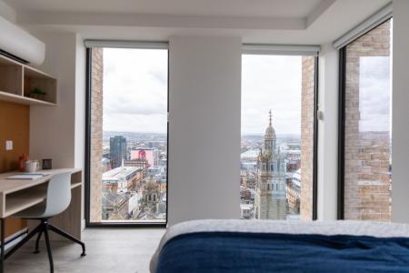 Premium Ensuite (11-16) 1 bed student flat to rent on 77 John St, Glasgow, G1