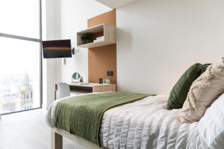 Penthouse Studio 1 bed student flat to rent on 77 John St, Glasgow, G1