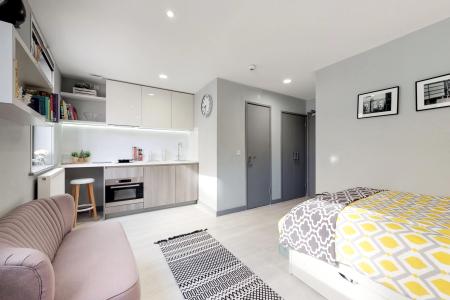 Superior Studio 1 bed student flat to rent on 24 Bernard St, Southampton, SO14