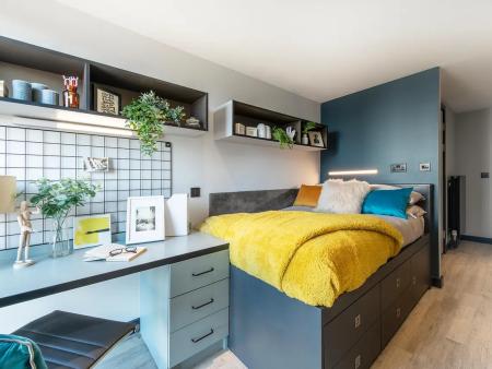 Standard Studio Student flat to rent on Herbert Street, Cardiff, CF10