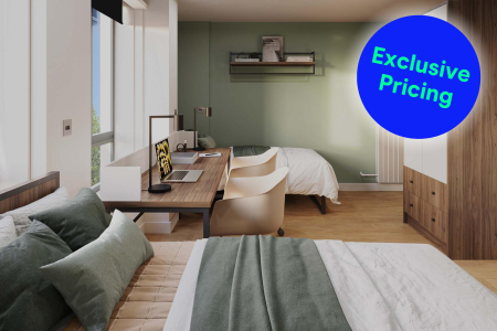 Twin En Suite Shared - Block C 4 bed student flat to rent on Blackhall Place, Dublin, D07