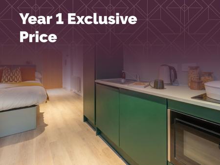 Classic Studio Student flat to rent on St Vincent Street, Glasgow, G2