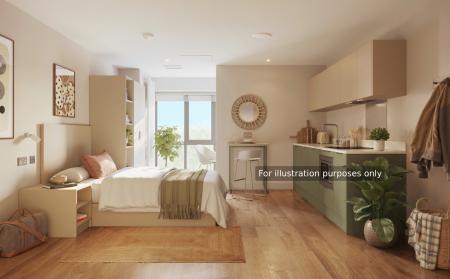 Accessible Studio Student flat to rent on Marlborough Street, Bristol, BS1