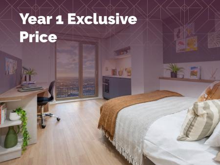 Standard Studio Student flat to rent on Renfield Street, Glasgow, G2