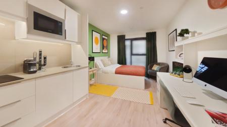 Bronze Studio Student flat to rent on Neal Drive, Cambridge, CB4