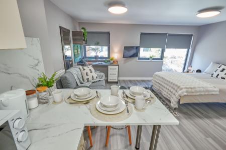 Gold Studio Student flat to rent on Moira Street, Liverpool, L6