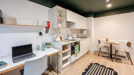 Gold Studio Student flat to rent on Lower Gilmore Place, Edinburgh, EH3