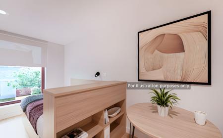 Accessible Studio Student flat to rent on Canongate, Edinburgh, EH8
