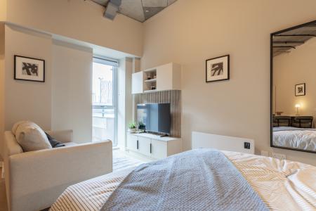 Roomy Studio Apartment Student flat to rent on Fitzalan Place, Cardiff, CF24