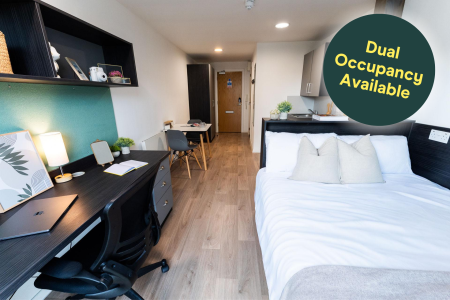Silver Balcony Studio Riverside Student flat to rent on Midland Road, Bath, BA1