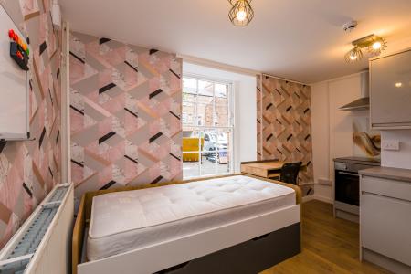 Studio Student flat to rent on Leazes Terrace, Newcastle, NE1