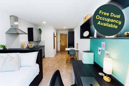 Bronze Studio Riverside Student flat to rent on Midland Road, Bath, BA1