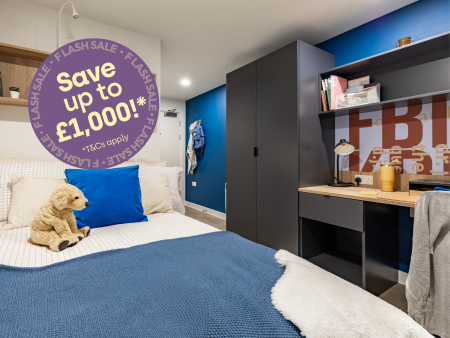 Classic En Suite 1 bed student flat to rent on Croft Court, 16 Stokes Croft, Bristol, BS1