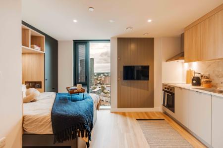 Classic Studio, Penthouse Student flat to rent on Deansgate, Manchester, M3