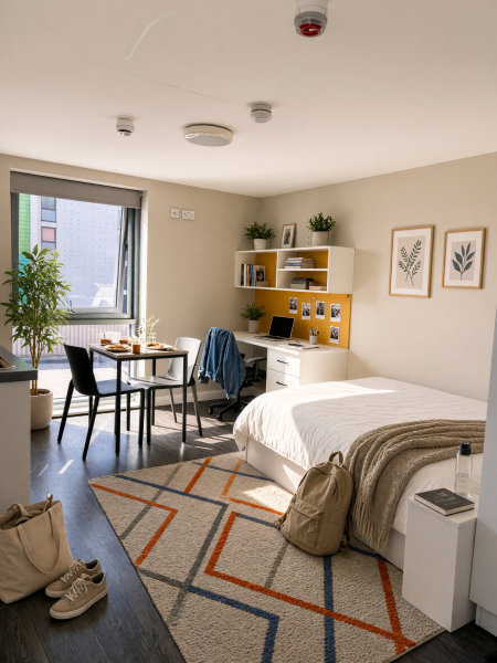 Deluxe Studio Student flat to rent on Devon Street, Liverpool, L3