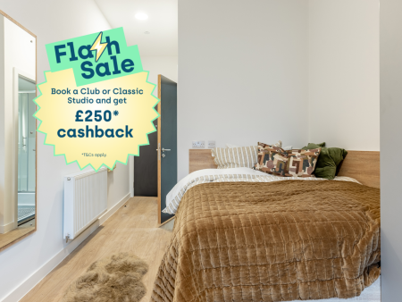 Classic Studio 1 bed student flat to rent on Beckton House, Station Road, Nottingham, NG9
