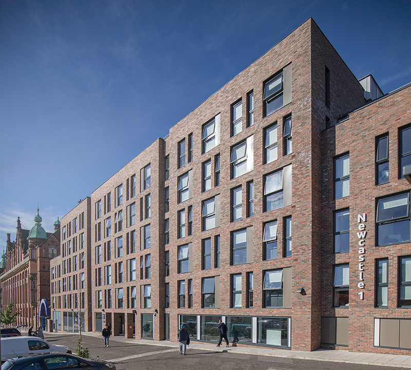 Studio Silver student 1 bed flat to rent on Blandford Square, Newcastle