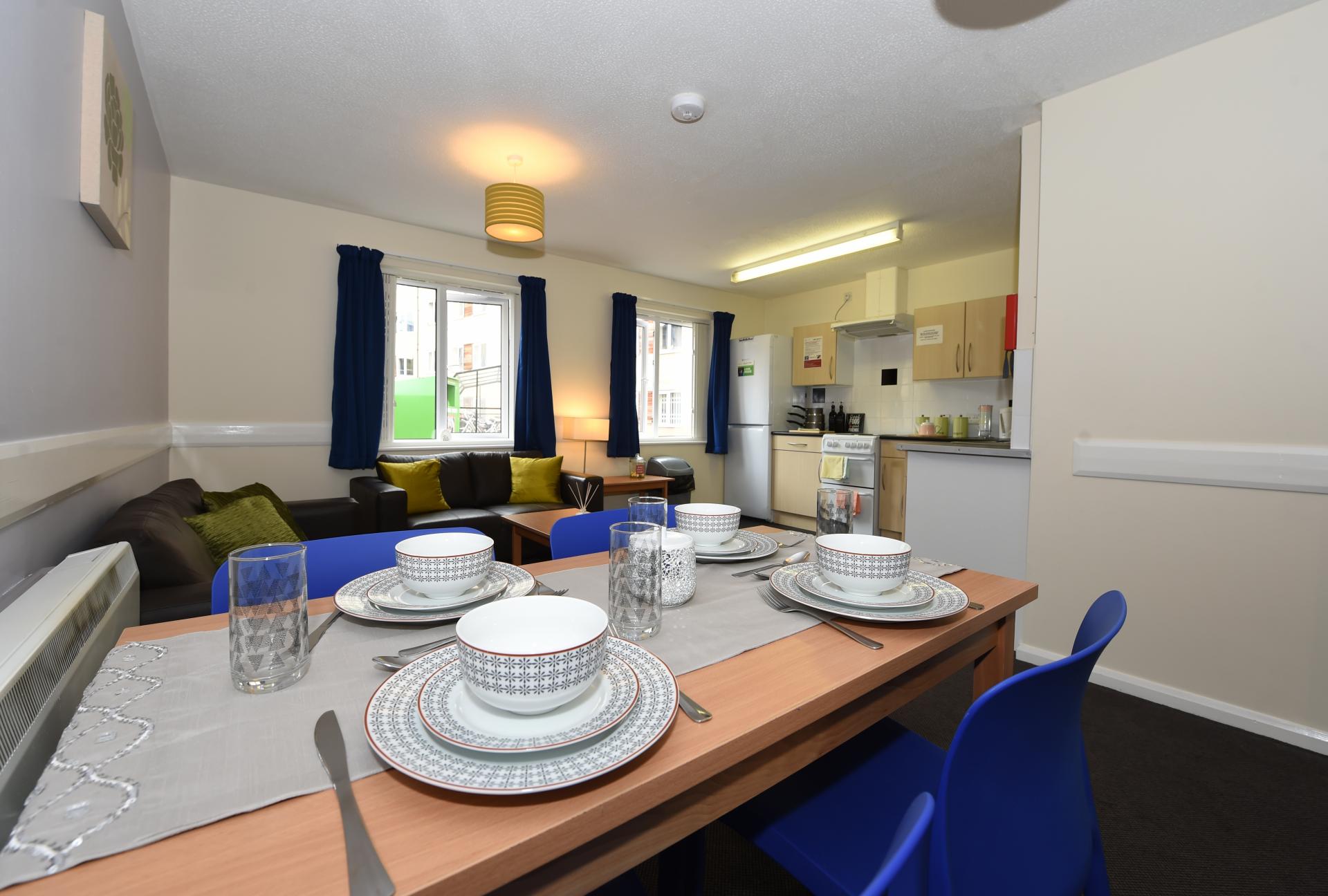Standard Plus EnSuite student 6 bed flat to rent on Derwent Way, Nottingham, NG7 2EG StuRents