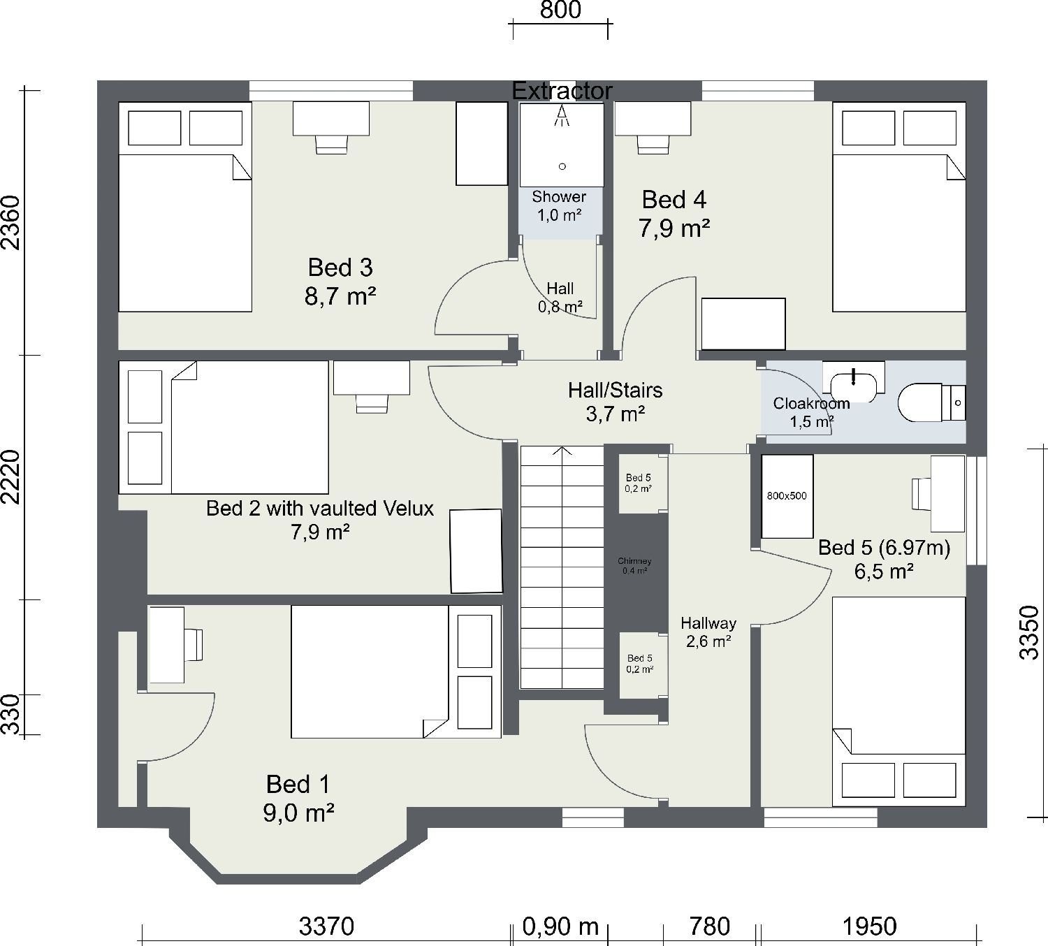 6 bed student house to rent on Carlton Park, Bristol, BS5 9DB StuRents