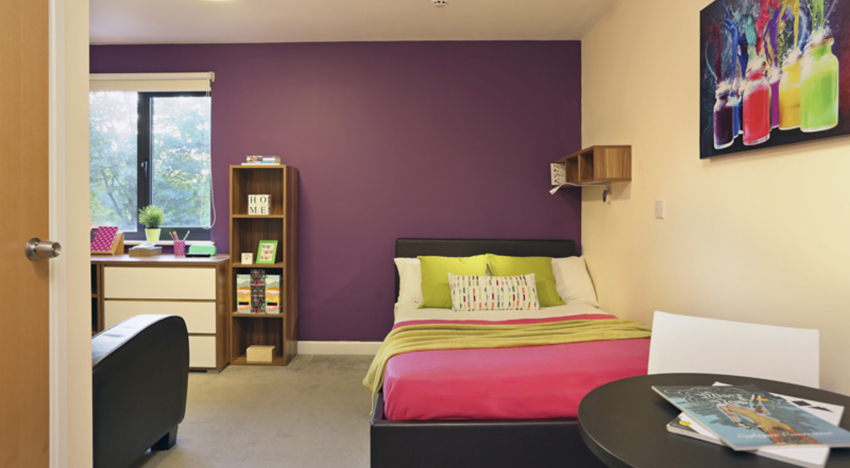 Deluxe Wet Room Studio Behn Hall student 2 bed flat to rent on Parham