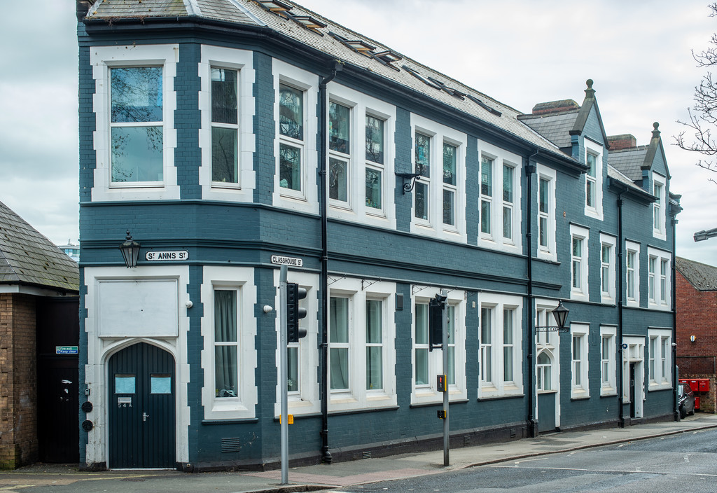 Student studio flat to rent on Glasshouse Street, Nottingham, NG1 3LW