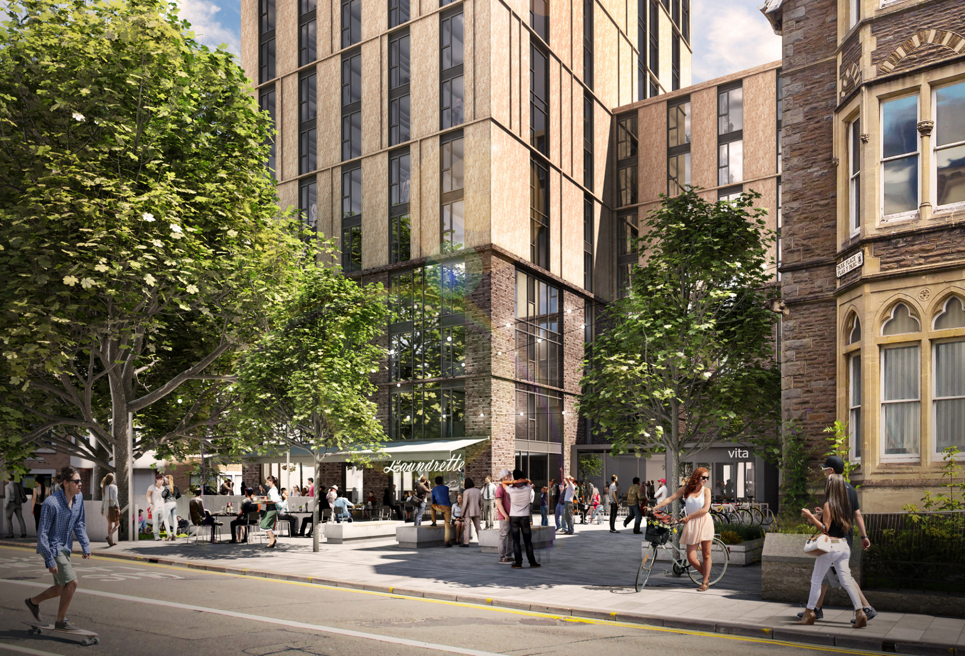 Classic Studio student flat to rent on Park Place, Cardiff, CF10 3DP