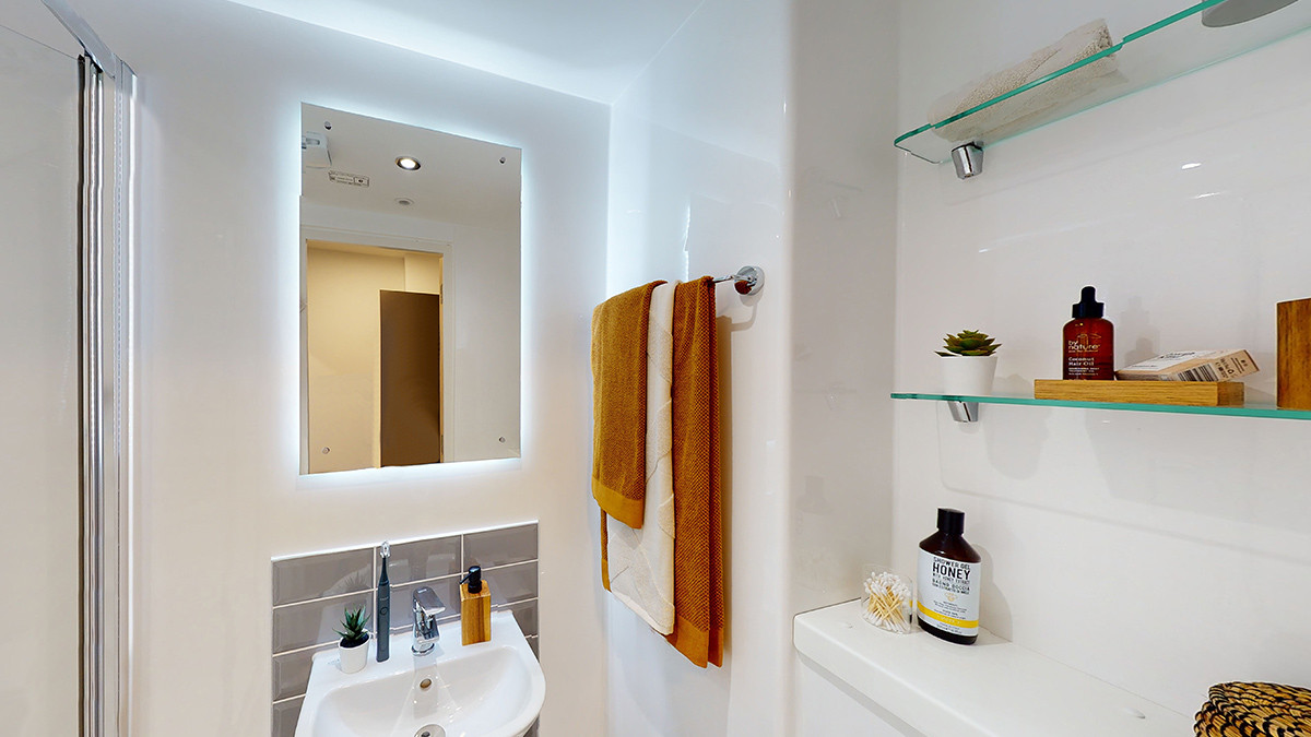 Standard Plus Ensuite student 1 bed flat to rent on Washington Street