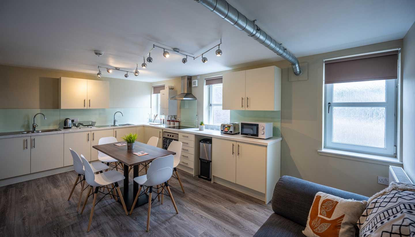 Shared kitchen area