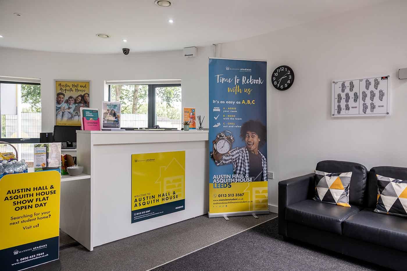 Reception area