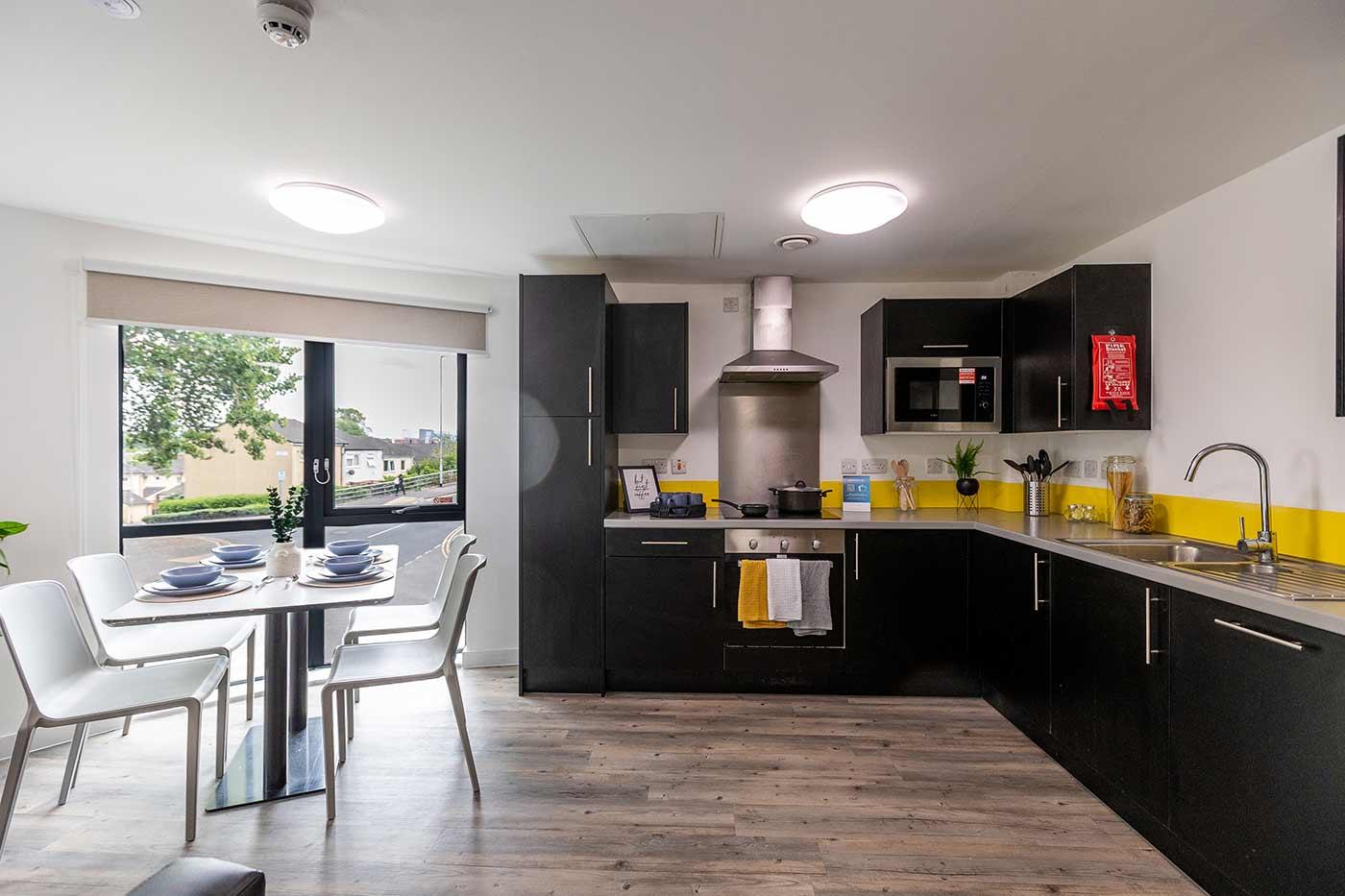 Shared kitchen area