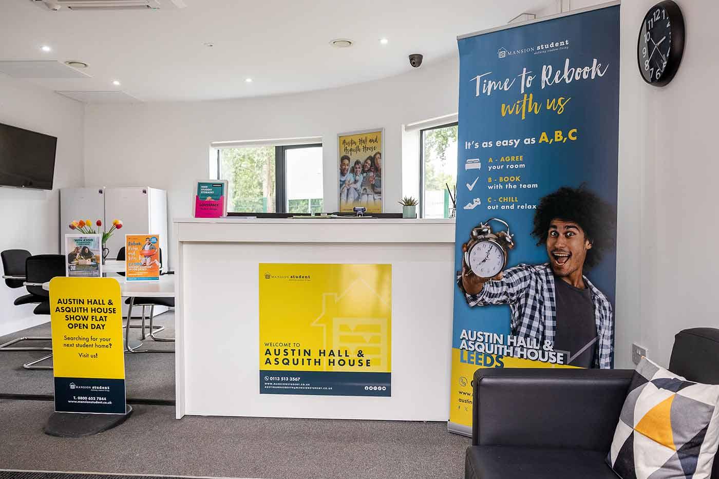 Reception area