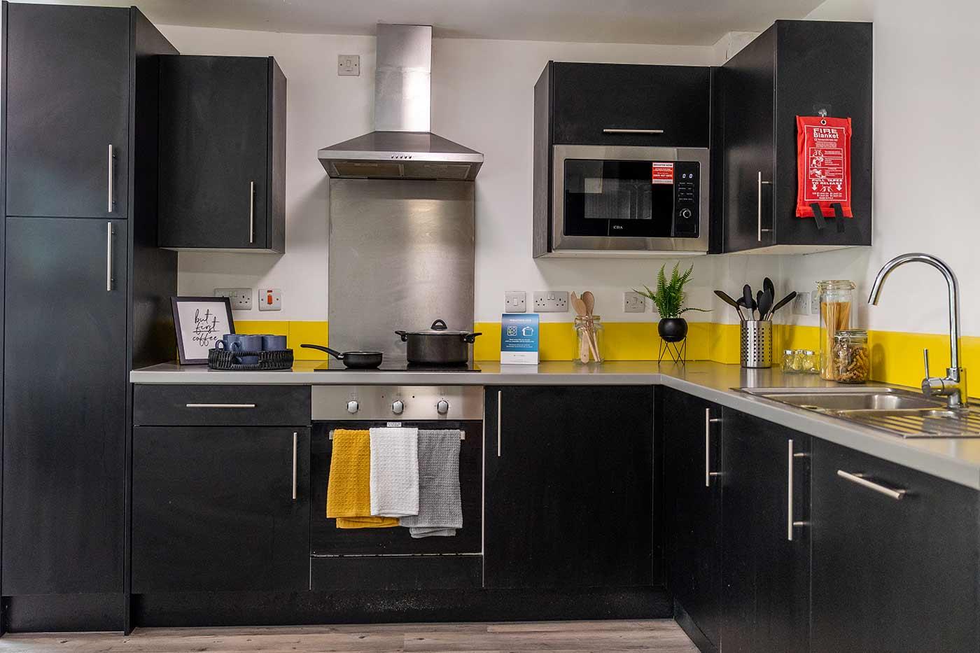 Shared kitchen area