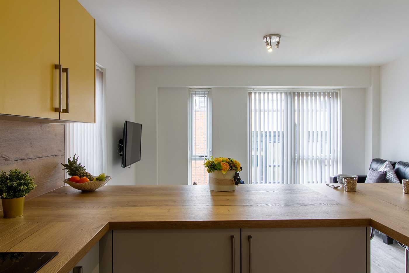 Shared kitchen area