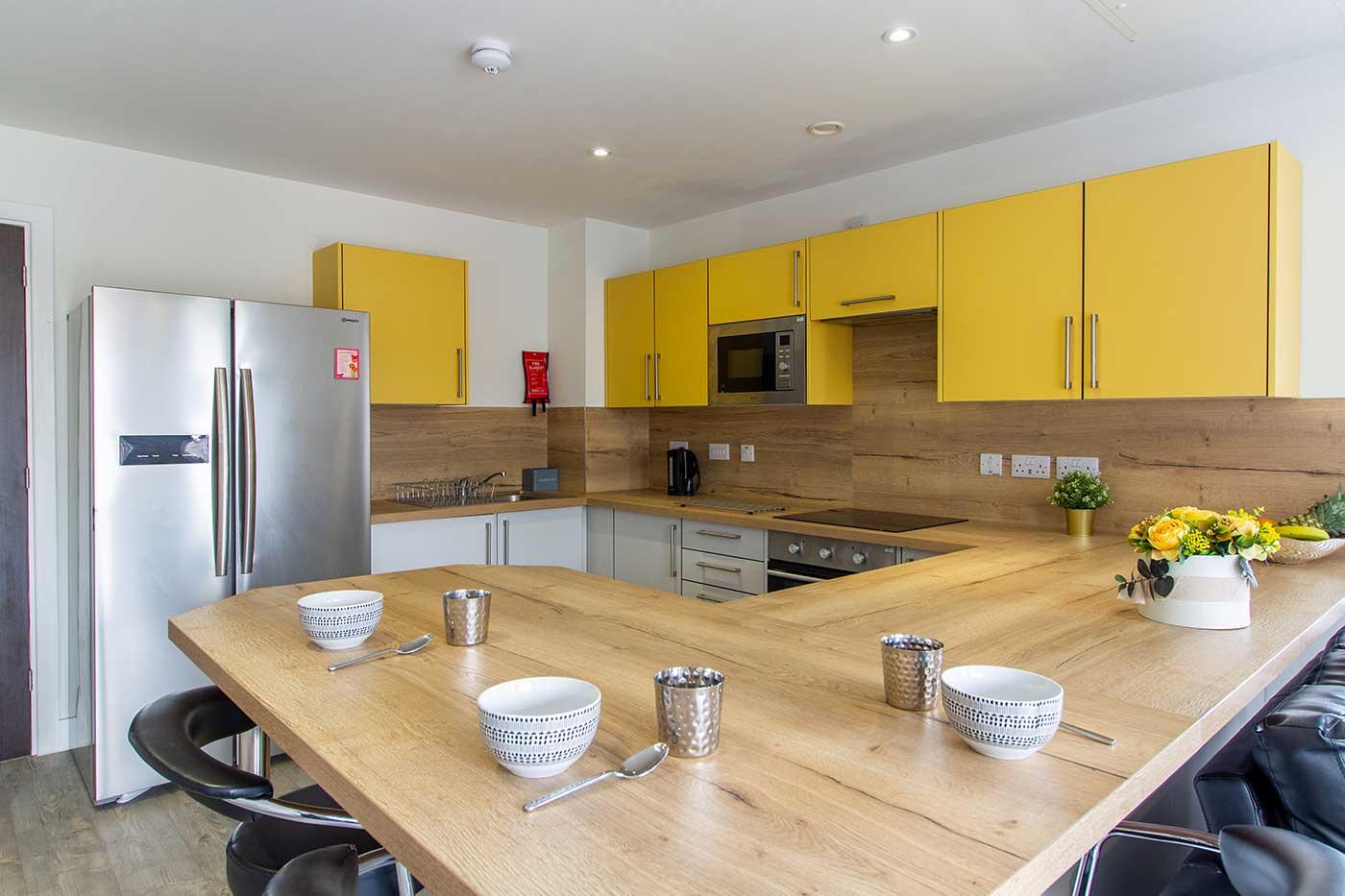 Shared kitchen area