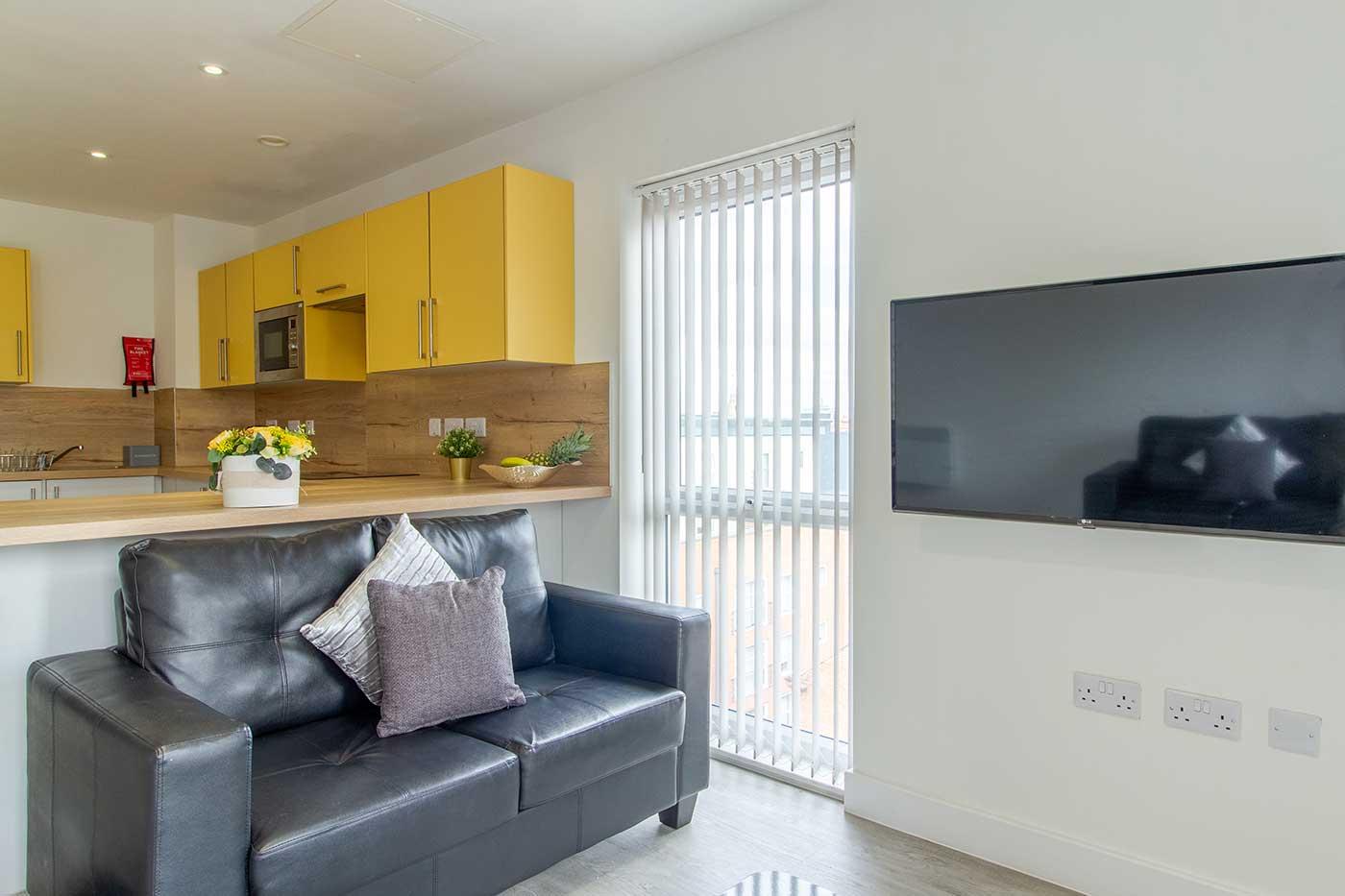Shared kitchen area