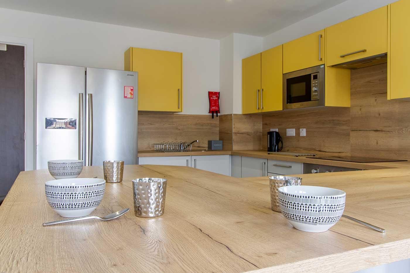 Shared kitchen area