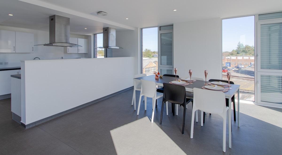 Shared kitchen area