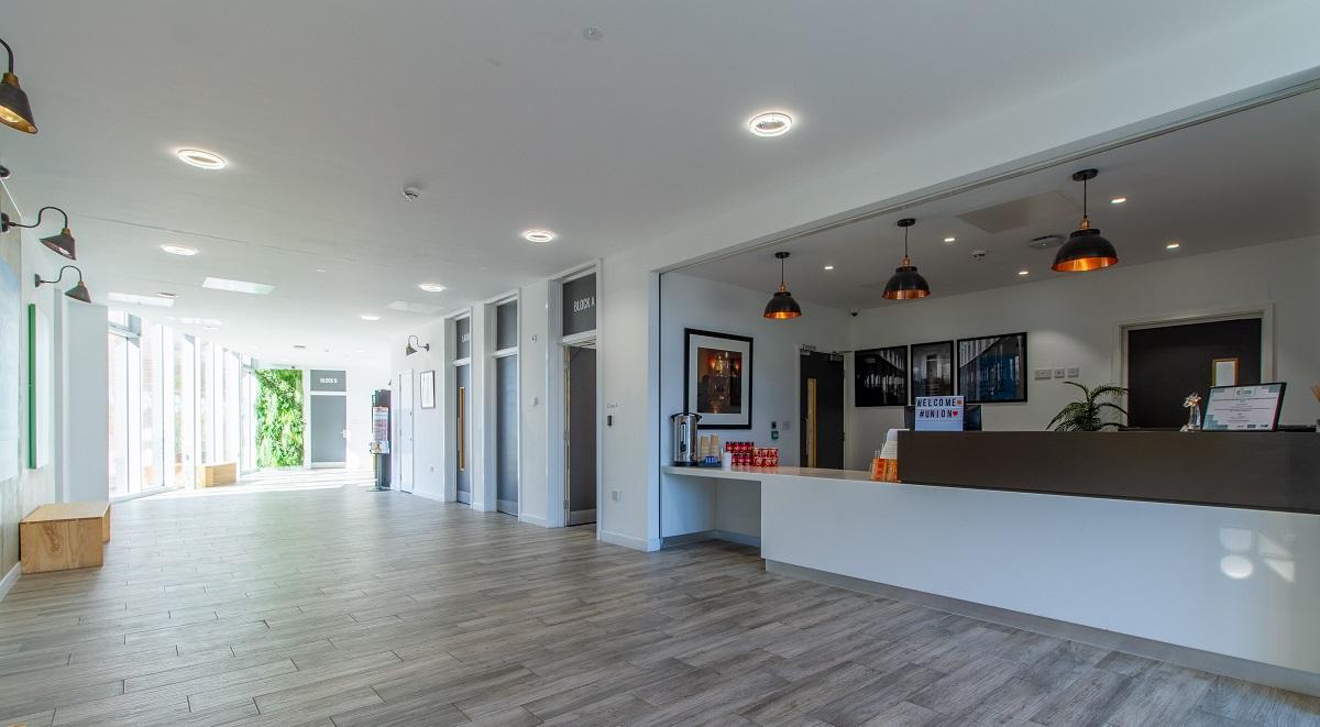 Reception area